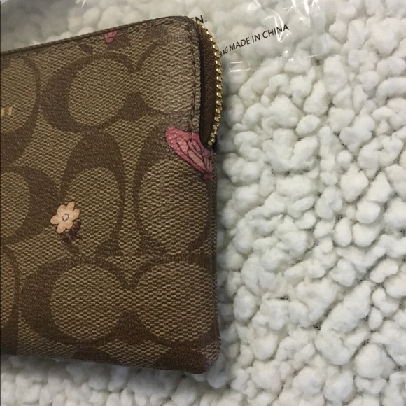 Coach Wristlet With Butterfly Print - Picture 4 of 10